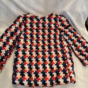 new peuterey goose down patterned coat size 40